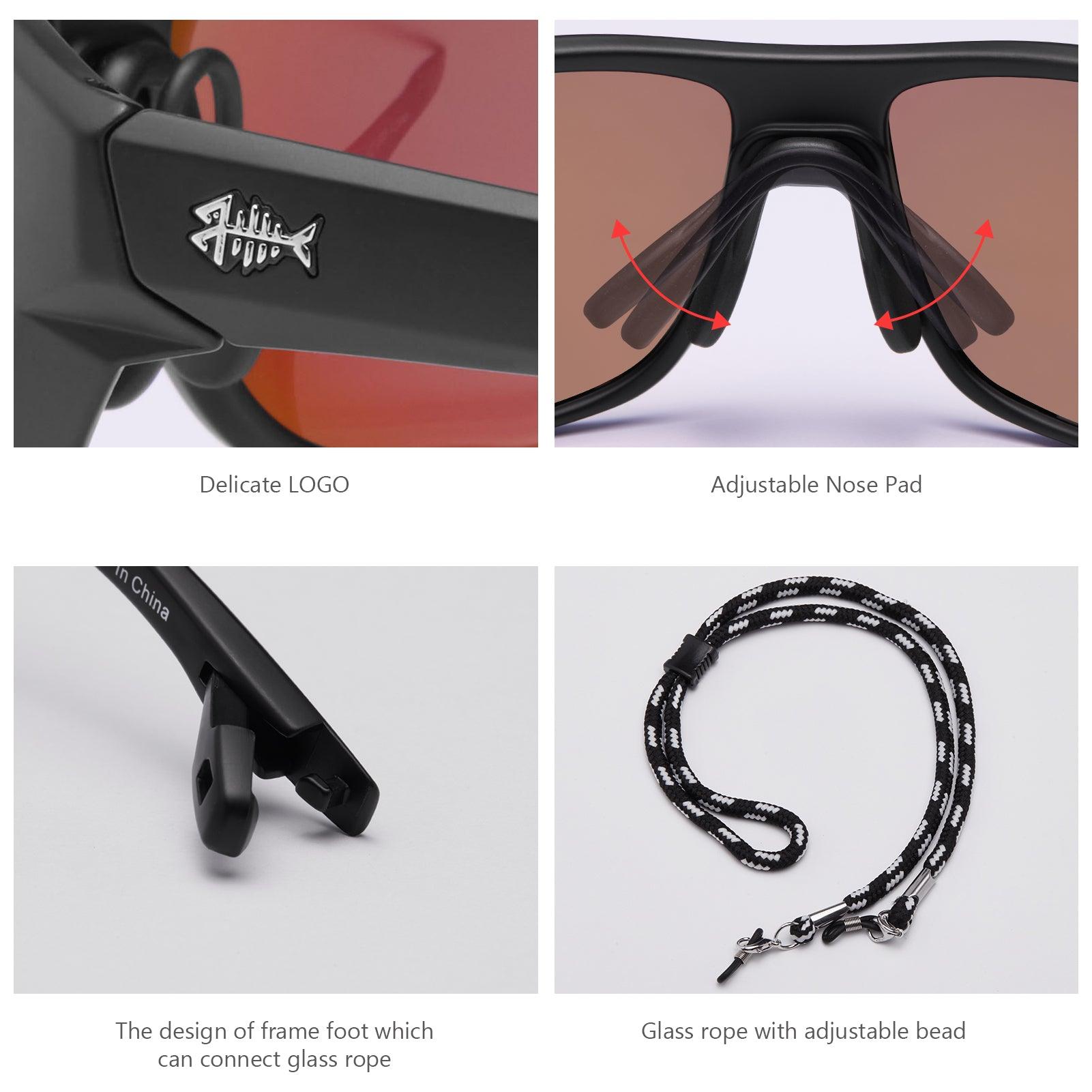 Unisex V03 Polarized Fishing Sunglasses UV400 - Bassdash