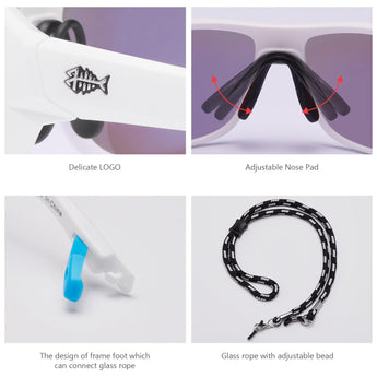 Unisex V03 Polarized Fishing Sunglasses UV400 - Bassdash