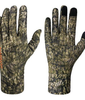 Men's Lightweight UPF 50+ Camo Hunting Gloves HG05 - Bassdash