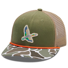 Unisex Embroidered Rope Trucker Hat - Bassdash
