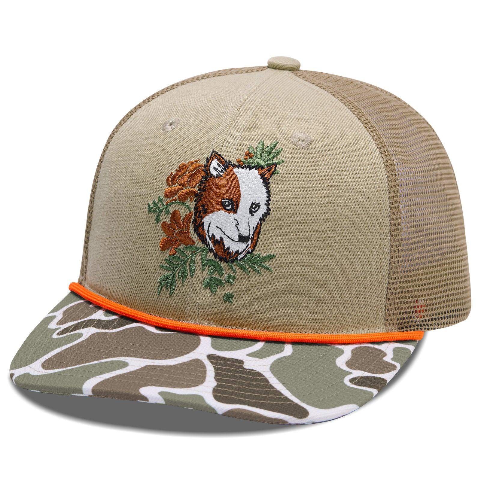 Unisex Embroidered Rope Trucker Hat - Bassdash