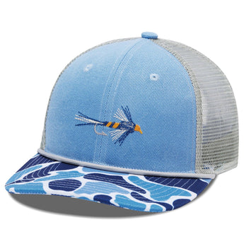 Unisex Embroidered Rope Trucker Hat - Bassdash