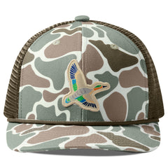 Unisex Embroidered Rope Trucker Hat