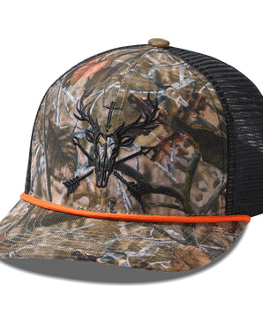 Unisex Embroidered Rope Trucker Hat