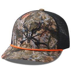Unisex Embroidered Rope Trucker Hat