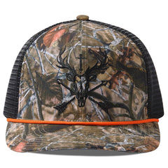 Unisex Embroidered Rope Trucker Hat