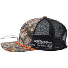 Unisex Embroidered Rope Trucker Hat