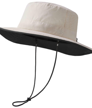 UPF 50+ Bucket Hat with Laser Perforated Mesh - Bassdash