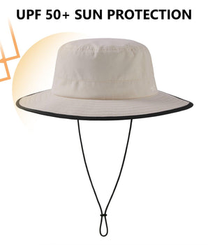 UPF 50+ Bucket Hat with Laser Perforated Mesh - Bassdash