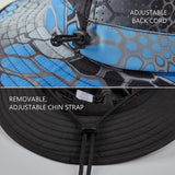 UPF 50+ Bucket Hat with Laser Perforated Mesh - Bassdash