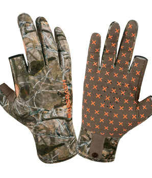 Unisex Fingerless Fleece Liner Hunting Gloves HG06