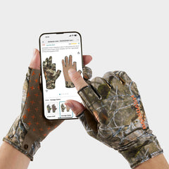 Unisex Fingerless Fleece Liner Hunting Gloves HG06 - Bassdash