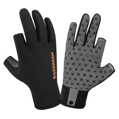 Unisex Fingerless Fleece Liner Hunting Gloves HG06 - Bassdash