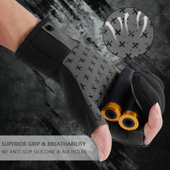 Unisex Fingerless Fleece Liner Hunting Gloves HG06 - Bassdash