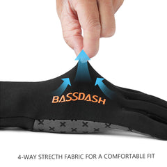 Unisex Fingerless Fleece Liner Hunting Gloves HG06 - Bassdash