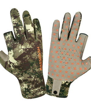 Unisex Fingerless Fleece Liner Hunting Gloves HG06 - Bassdash