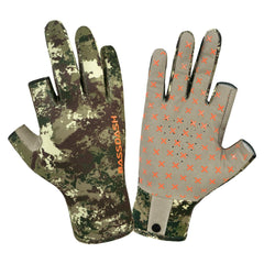 Unisex Fingerless Fleece Liner Hunting Gloves HG06 - Bassdash