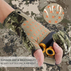 Unisex Fingerless Fleece Liner Hunting Gloves HG06 - Bassdash