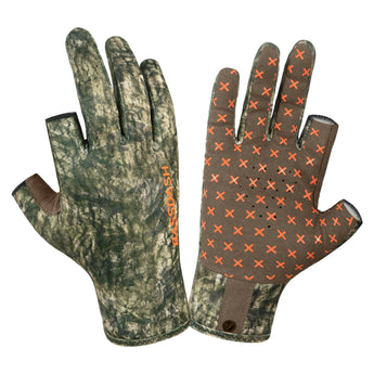 Unisex Fingerless Fleece Liner Hunting Gloves HG06 - Bassdash