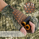 Unisex Fingerless Fleece Liner Hunting Gloves HG06 - Bassdash