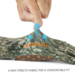Unisex Fingerless Fleece Liner Hunting Gloves HG06 - Bassdash