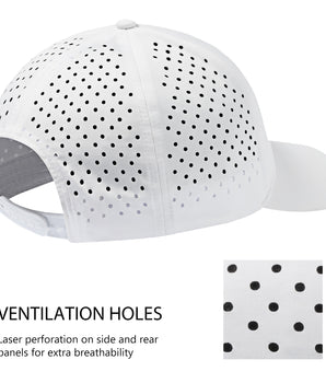 Unisex UPF 50+ Water Resistant Laser Cut Mesh Baseball Cap FH14
