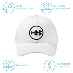 Unisex UPF 50+ Water Resistant Laser Cut Mesh Baseball Cap FH14