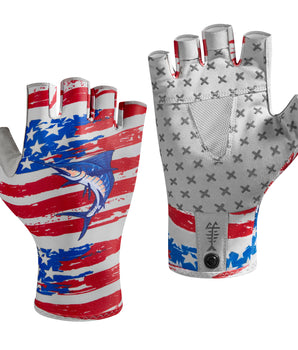 UPF 50+ Half Finger Fishing Gloves FG02