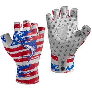 UPF 50+ Half Finger Fishing Gloves FG02