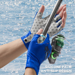 UPF 50+ Half Finger Fishing Gloves FG02