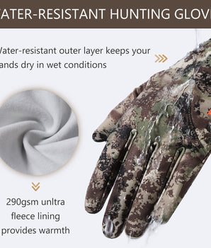 Winter Fleece Water Resistant Hunting Gloves HG09