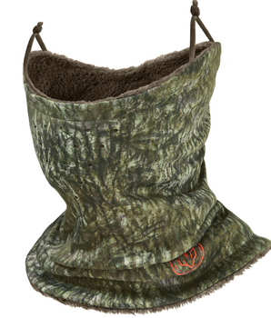 Unisex Fleece Winter Neck Gaiter with Ear Loops