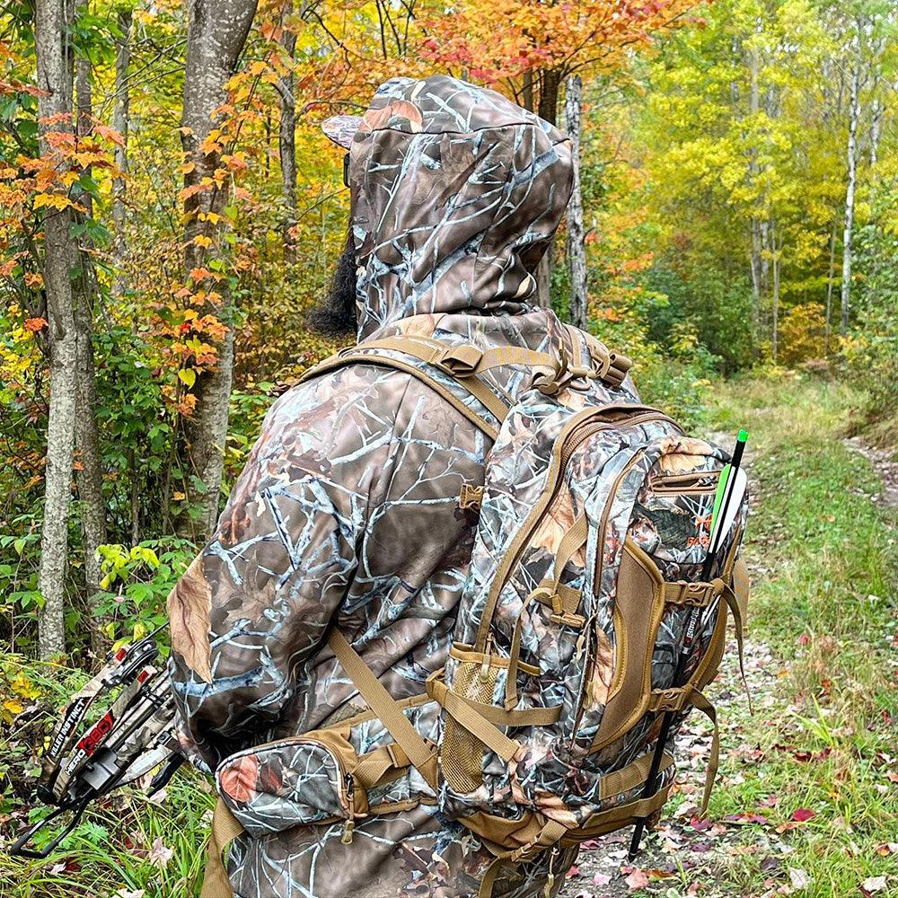 Hunting Backpack with Bow Rifle Holder HP01 Bassdash