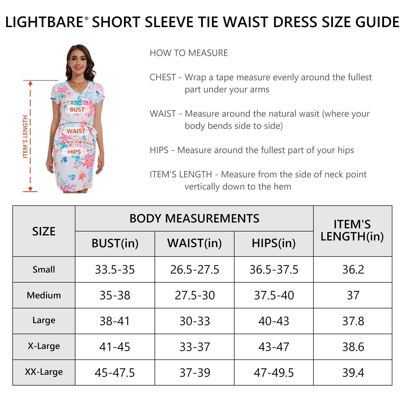 Women's UPF 50+ Short Sleeve Tie Waist Dress LB13W - Bassdash