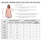 Women's UPF 50+ Short Sleeve Notch Neck Tunic Tops LB14W - Bassdash