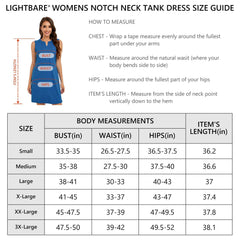 Women's UPF 50+ Notch Neck Tank Dress LB15W - Bassdash