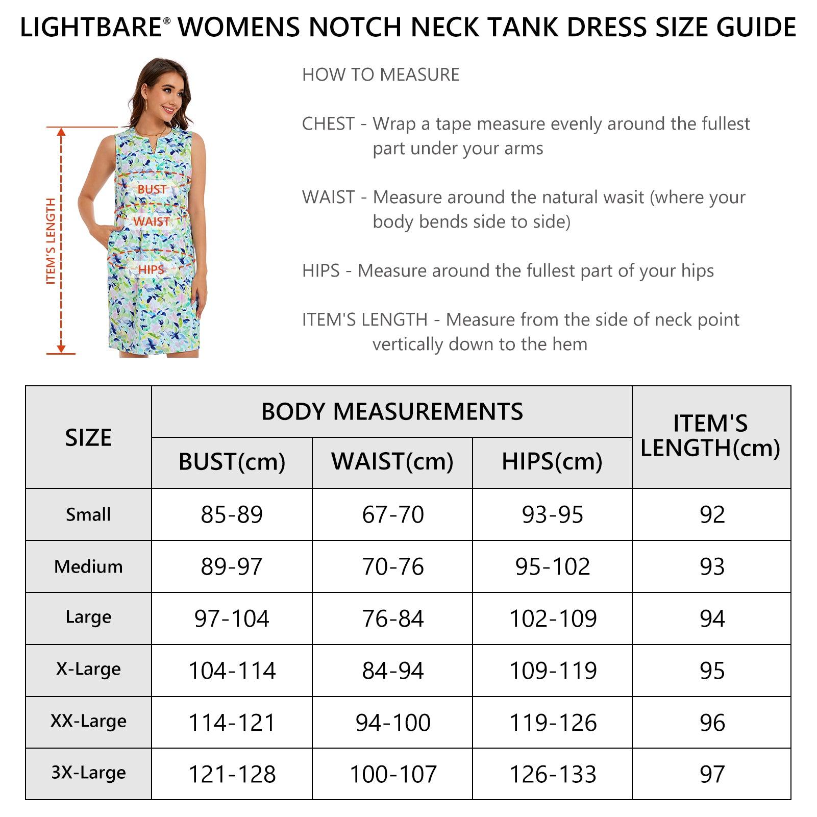 Women's UPF 50+ Notch Neck Tank Dress LB15W - Bassdash