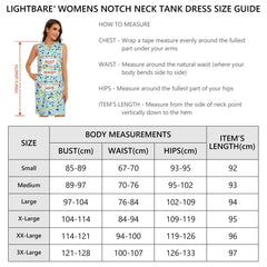 Women's UPF 50+ Notch Neck Tank Dress LB15W - Bassdash