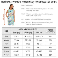 Women's UPF 50+ Notch Neck Tank Dress LB15W - Bassdash