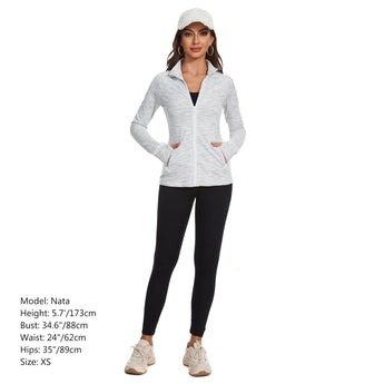 Women’s Full Zip Athletic Jacket LB18W - Bassdash