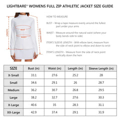 Women’s Full Zip Athletic Jacket LB18W - Bassdash
