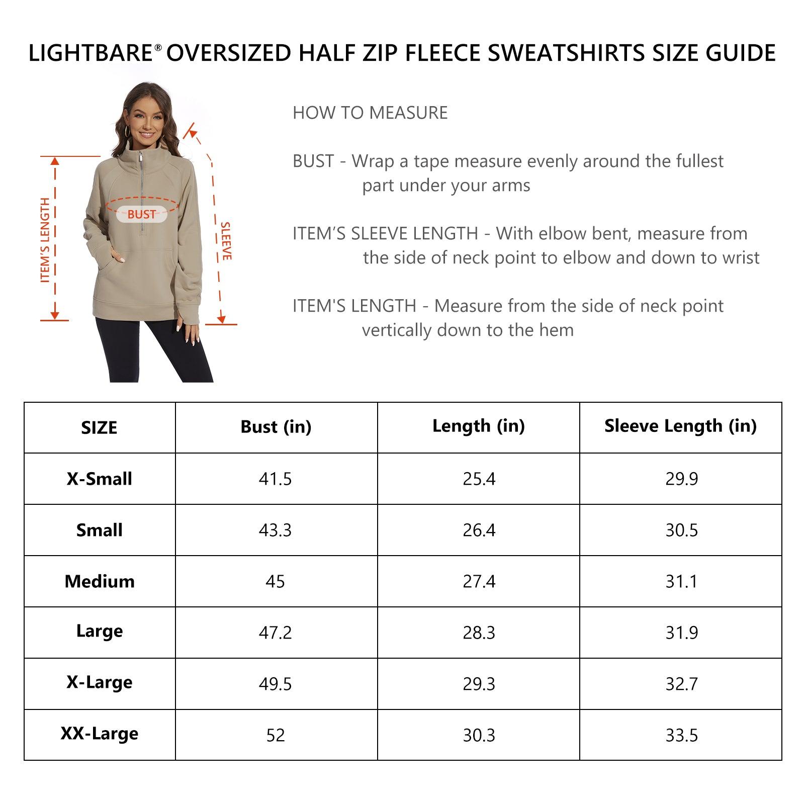 Women’s Oversized Half Zip Fleece Sweatshirts LB21W - Bassdash