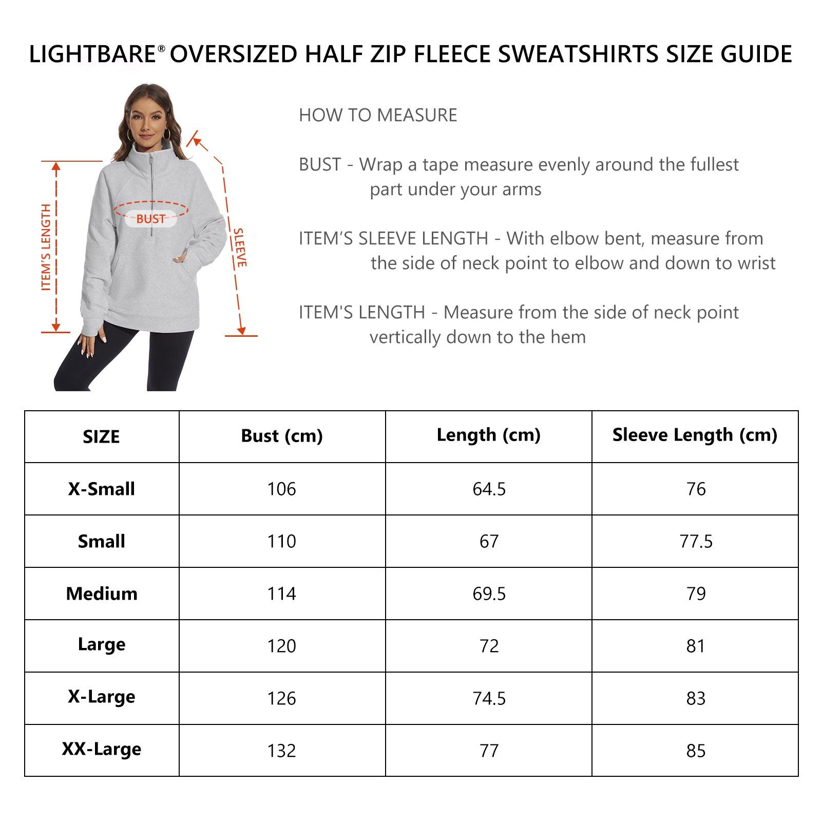 Women’s Oversized Half Zip Fleece Sweatshirts LB21W - Bassdash