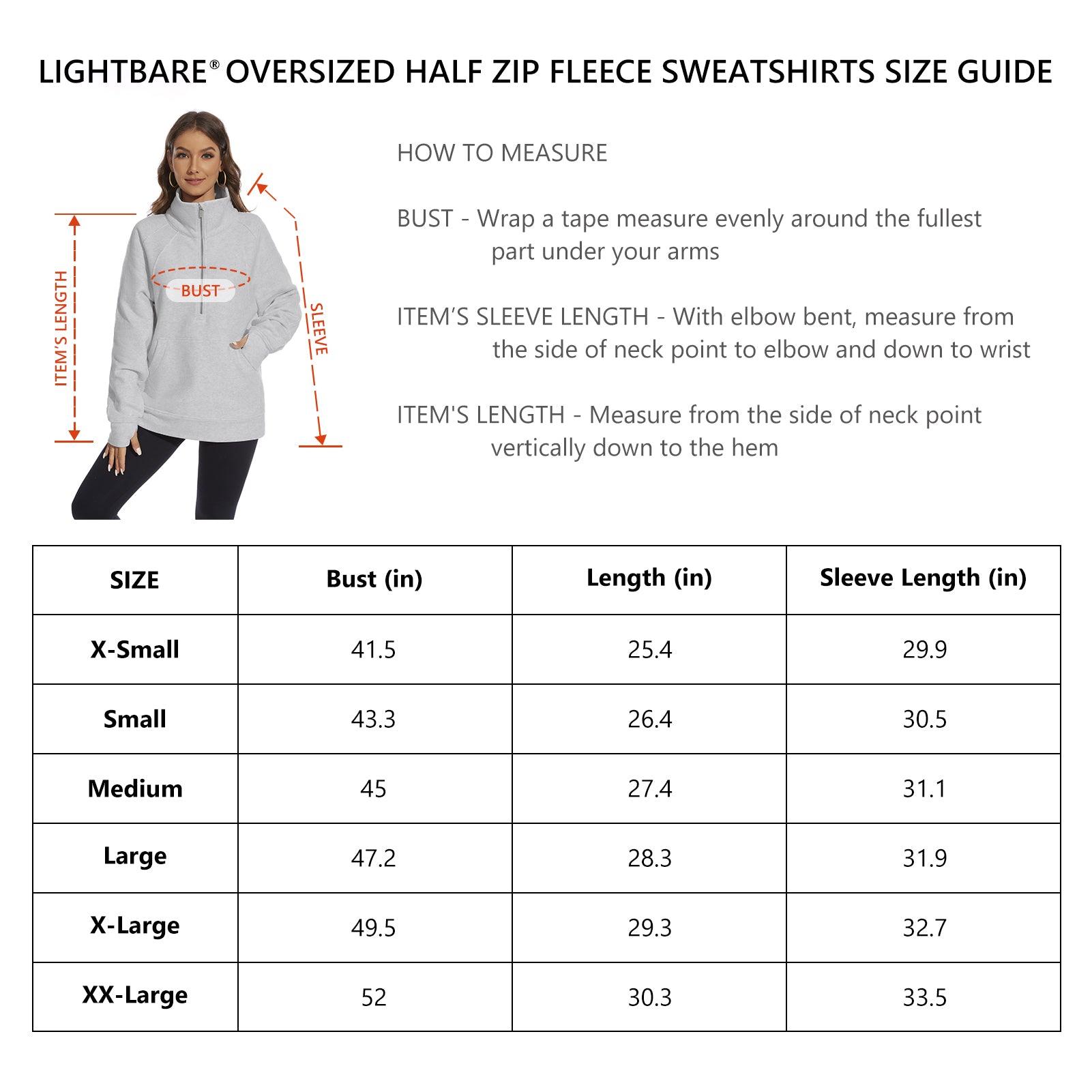 Women’s Oversized Half Zip Fleece Sweatshirts LB21W - Bassdash