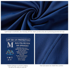 UVSAI Men UPF 50+ Permanent UV Sun Protection Vented Hoodie Shirt