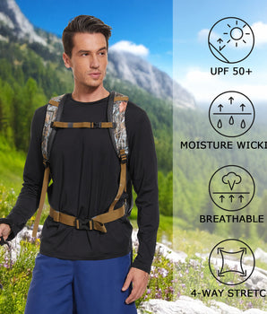 Men’s UPF 50+ Quick Dry Long Sleeve Shirt