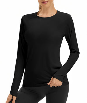 UVSAI Women UPF 50+ Quick Dry Long Sleeve Shirt