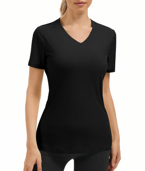 UVSAI Women’s UPF 50+ V Neck Short Sleeve Shirt