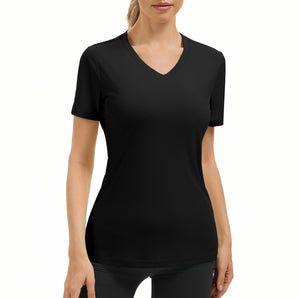 UVSAI Women’s UPF 50+ V Neck Short Sleeve Shirt