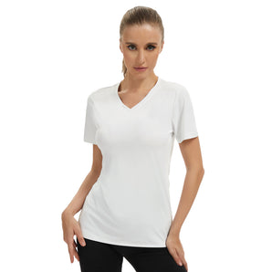 UVSAI Women’s UPF 50+ V Neck Short Sleeve Shirt